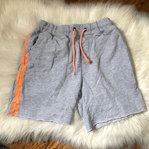 Johnnie B by Mini Boden Boys Grey Orange Shorts